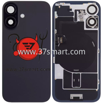 iPhone 16 Plus Cover Back Smontato da Cellulare+Flex NFC Grado A Nero