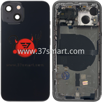 iPhone 13 Cover Back Removed From Phone+Flex Complete Grado A Black