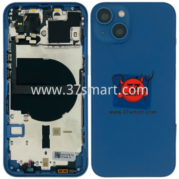 iPhone 13 Mini Cover Back Smontato da Cellulare+Flex Completo Grado A Blu