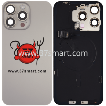 iPhone 15 Pro Max Cover Back+NFC Grado A Titanio Naturale
