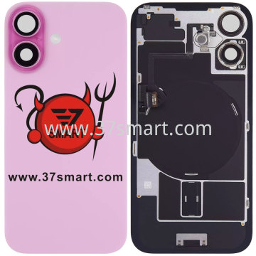 iPhone 16 Plus Cover Back Disassemble Used+Flex NFC Grade A Pink