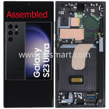 Samsung S23 Ultra S918 Service Pack Display (Assembeld) Black