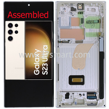 Samsung S23 Ultra S918 Service Pack Display (Assembeld) Weiß