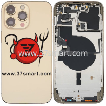 iPhone 14 Pro Max Cover Back Removed From Phone+Flex Complete Grade A Gold