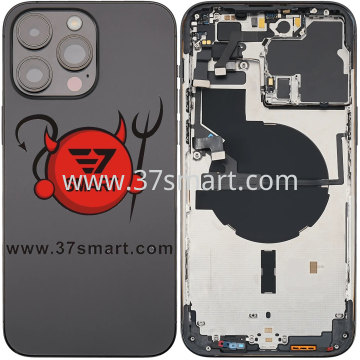 iPhone 14 Pro Max Cover Back Smontato da Cellulare+Flex Completo Grado A Nero