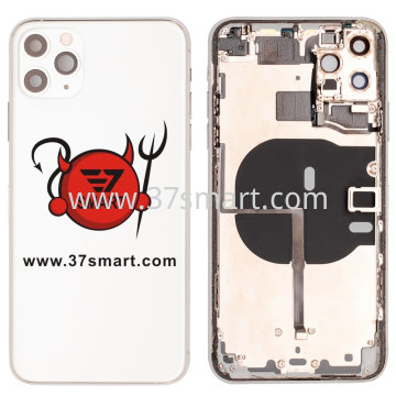iPhone 11 Pro Max Cover Back+Flex Complete Used Removed From Phone Grade A Weiß
