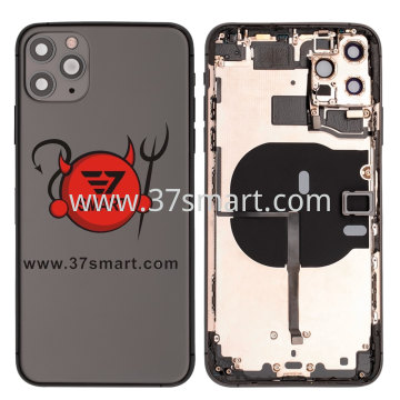 iPhone 11 Pro Max Cover Back+Flex Complete Used Removed From Phone Grade A Schwarz