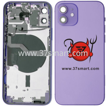 iPhone 12 Cover Back Removed From Phone+Flex Complete Grad A Lila