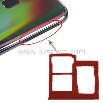 Samsung A40 2019 A405F SIM Tray Red