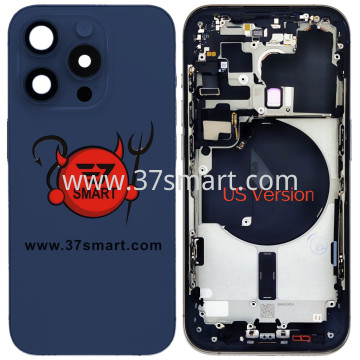 iPhone 15 Pro US Version Cover Back Smontato da Cellulare+Flex Completo Blau