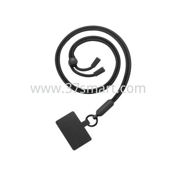 FAIRPLAY Phone strap 120cm FLORA Black