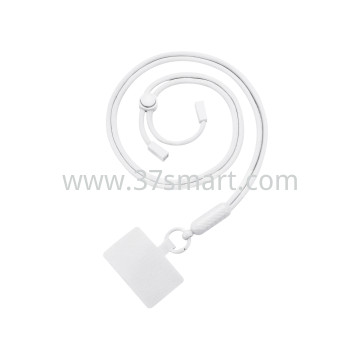 FAIRPLAY Phone strap 120cm FLORA White