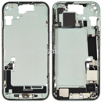 iPhone 15 Cover Middle+Flex Complete Disassembly Grade A Grün