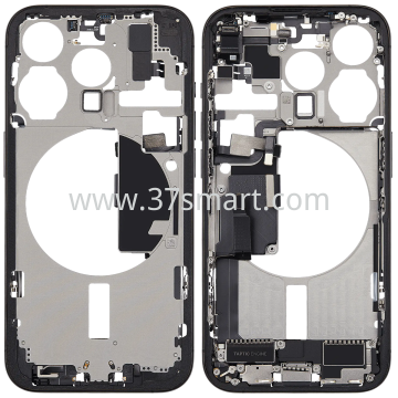 iPhone 15 Pro Cover Middle+Flex Completo Disassembly Grade A Schwarz