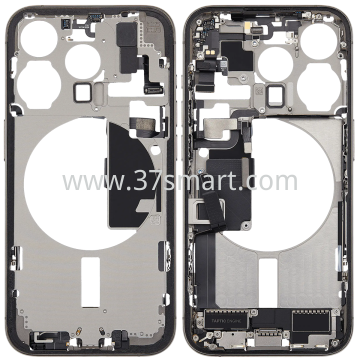 iPhone 15 Pro Cover Middle+Flex Completo Disassemble Grado A Argento
