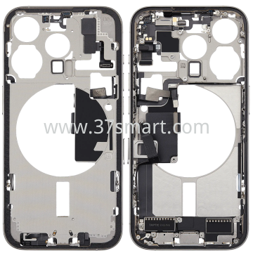 iPhone 15 Pro Cover Middle+Flex Completo Disassembly Grade A White