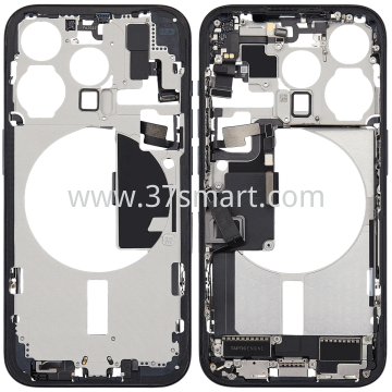 iPhone 15 Pro Cover Middle+Flex Completo Disassembly Grade A Blue
