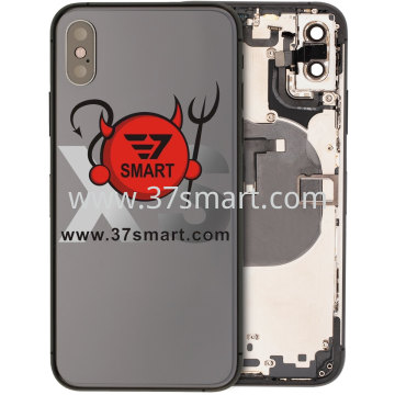 iPhone Xs Cover Back+Flex Completo Smontato da Cellulare Grade A Black