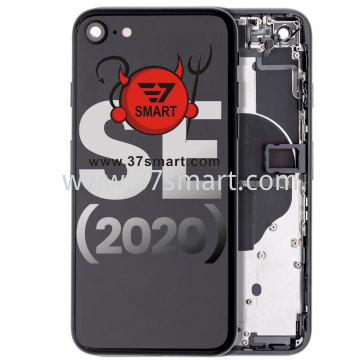 iPhone SE 2020, iPhone SE 2022 Cover Back+Flex Completo Smontato da Cellulare Grade A Nero