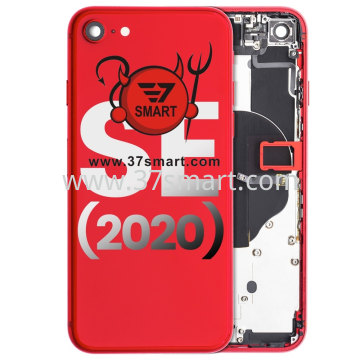 iPhone SE 2020, iPhone SE 2022 Cover Back+Flex Completo Smontato da Cellulare Grade A Rot