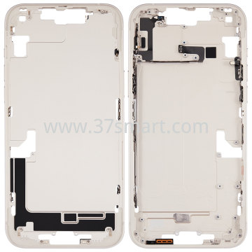 iPhone 14 Plus Cover Middle+Flex Complete Removed From Phone Grade A Weiß