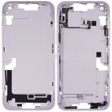 iPhone 14 Plus Cover Middle+Flex Complete Removed From Phone Grade A Lila