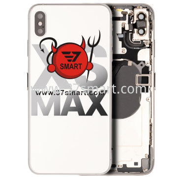 iPhone Xs Max Cover Back+Flex Completo Grade A Smontato da Cellulare Bianco