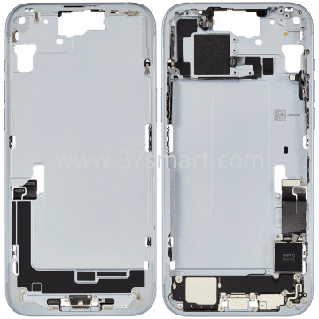 iPhone 15 Plus Middle Cover+Flex Smontato da Cellulare Blu