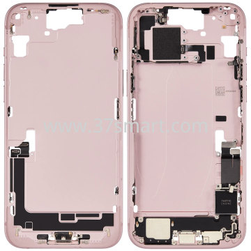 iPhone 15 Plus Middle Cover+Flex Smontato da Cellulare Rosa