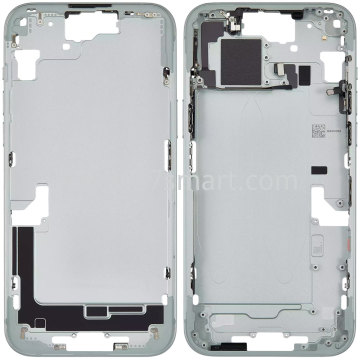 iPhone 15 Plus Middle Cover+Flex Removed From Phone Green