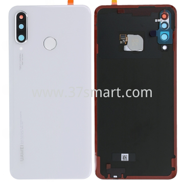 Huawei P30 Lite Service Pack Cover Back+Flex Touch ID Bianco
