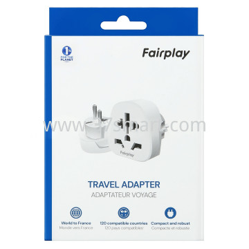 FAIRPLAY Travel Adapter (World to France) Blister