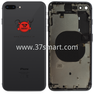 iPhone 8 Plus Cover Back Smontato da Cellulare+Flex Completo Grad A Black