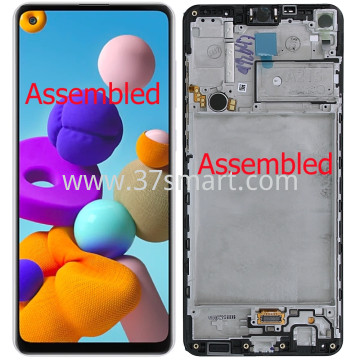 Samsung A21s 2020 A217F Service Pack Display (Assembled) Schwarz
