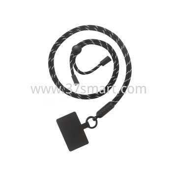 FAIRPLAY Phone strap 120cm FLORA Black