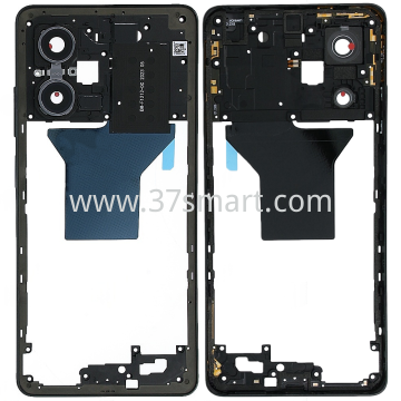 Redmi Note 12 Pro 5G Service Pack Middle Cover Black