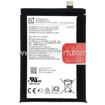 OnePlus Nord N100 Assembled Battery BLP813 Bulk