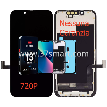 iPhone 13 Mini ZY HD Incell 720P(aSI) Lcd+Touch (Factory Price, NO WARRANTY) Schwarz