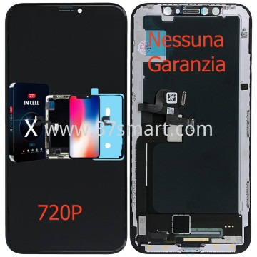iPhone X ZY HD Incell 720P(aSI) Lcd+Touch (Factory Price, NO WARRANTY) Schwarz