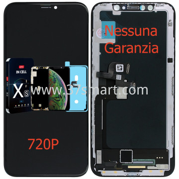 iPhone Xs ZY HD Incell 720P(aSI) Lcd+Touch (Prezzo Fabbrica, NESSUNA GARANZIA) Nero