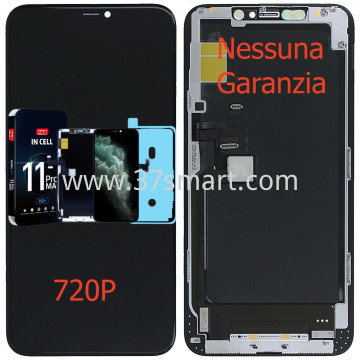 iPhone 11 Pro Max ZY HD Incell 720P(aSI) Lcd+Touch (Factory Price, NO WARRANTY) Schwarz