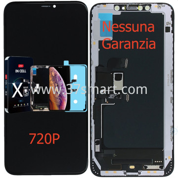 iPhone Xs Max ZY HD Incell 720P(aSI) Lcd+Touch (Prezzo Fabbrica, NESSUNA GARANZIA) Nero