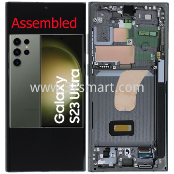 Samsung S23 Ultra S918 Service Pack Display (Assembeld) Grün