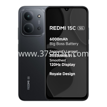 Redmi 15c 5G 4GB/128GB Dual-SIM SmartPhone Schwarz