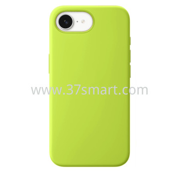 Compatibile iPhone 16e Silicone Case Fluorescent Green