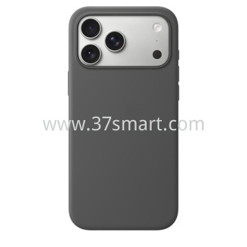 Compatibile iPhone 17 Pro Silicone Case Carbon Black