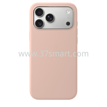 Compatibile iPhone 17 Pro Silicone Case Sand Pink