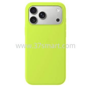 Compatibile iPhone 17 Pro Silicone Case Fluorescent Green