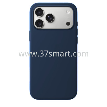 Compatibile iPhone 17 Pro Max Silicone Case Cobalt Blue