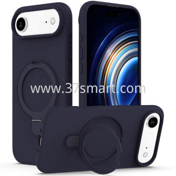 Skin Feel Ring Holder Magsafe Case for iPhone 17 Air Midnight Blue